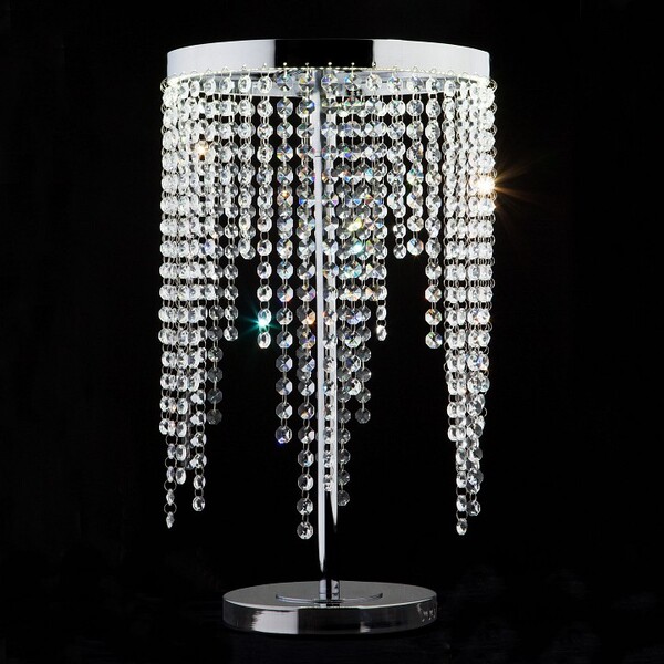 Настольная лампа декоративная Royal 80412/1 хром 18W Eurosvet